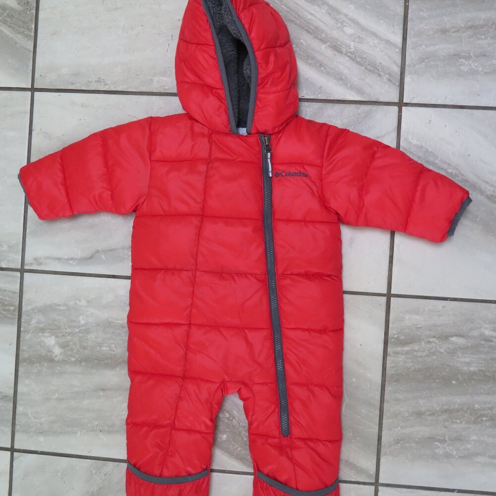 Columbia Infant Snuggle Bunny Bunting Red size 6-12 months